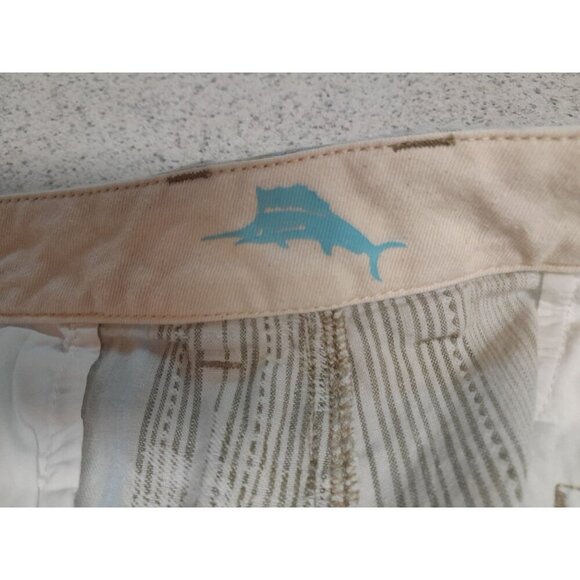 Tommy Bahama Striped Linen Blend Shorts Size 42 - Picture 5 of 8